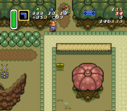 The best place to start is at this entrance. The pink tree will stay loaded and count toward the number of sprites.