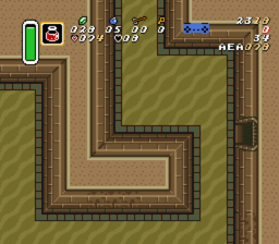 Get as far as possible into the door (two pixels beyond where any of Link's hat is visible), and perform a YBA.